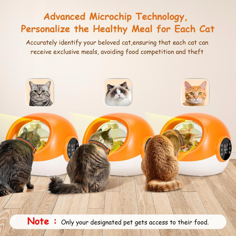 Anyask XL Cat Litter Box Stainless Steel with Lid, Automatic Cat Feeder Litter Box, 2 Models, High Wall Sides Enclosure, Non-Sticky, Anti-Leakage, Easy Cleaning
