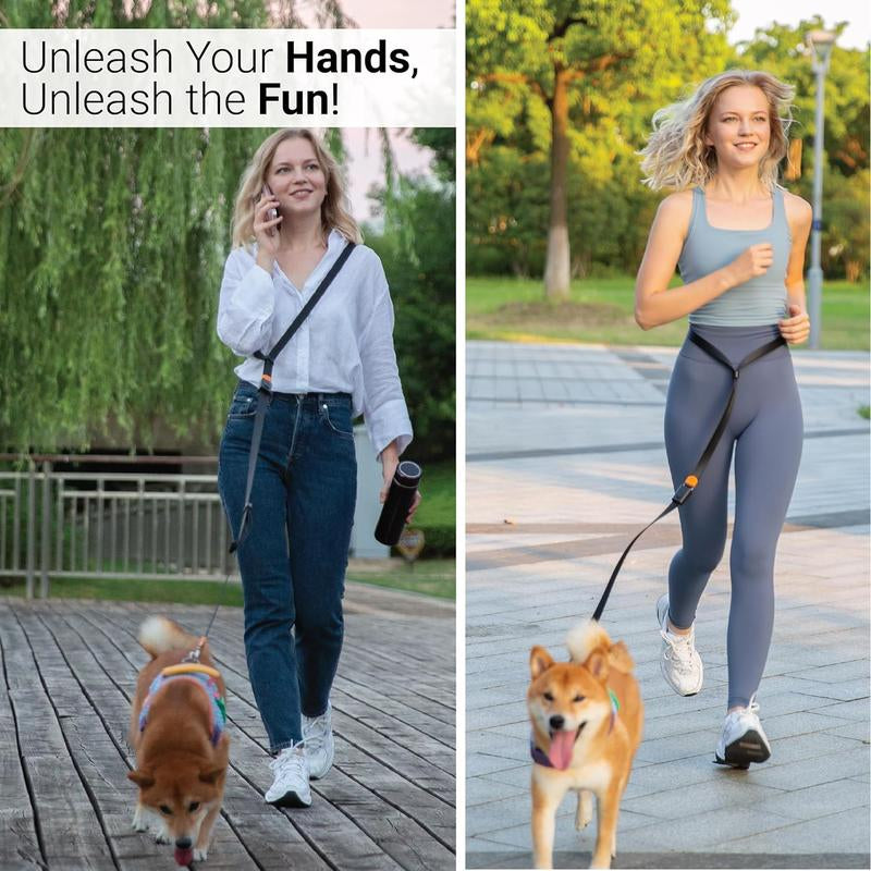 Freedom Paws 4-In-1 Hands-Free Dog Leash - Army Green