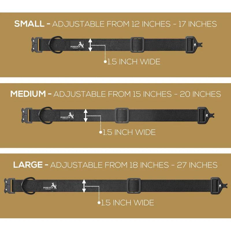 Stylish & Durable Dog Collars | Adjustable, Comfortable, and Affordable – Posh Pup Supplies