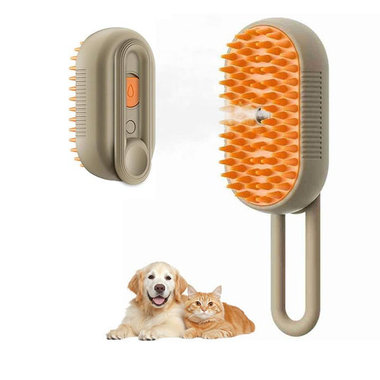 Dogs Steam Brush for Cats Remove Flying Fur,3-In-1 Counts Set Steamy Cat Brush Grooming,Steam Advanced Pet Hair Removal Comb Pet Pal Brush,Steam Pet Brush for Pet Hair Comb For,Pet Steam Brush,Cat Dog Hair Remover, Adjustable Pet Hair Remover,Pet Steamy .